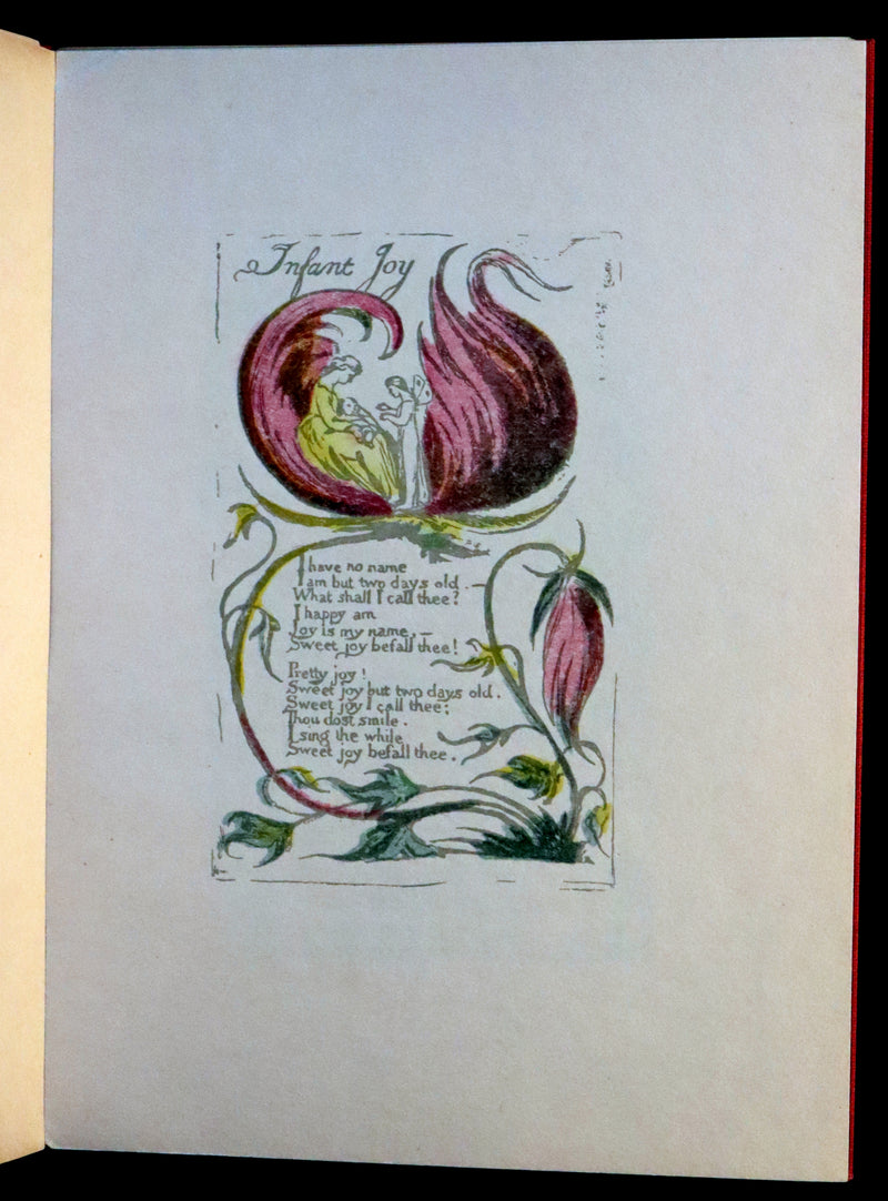 1926 Rare Portfolio - Songs of Innocence written & illustrated by William BLAKE.