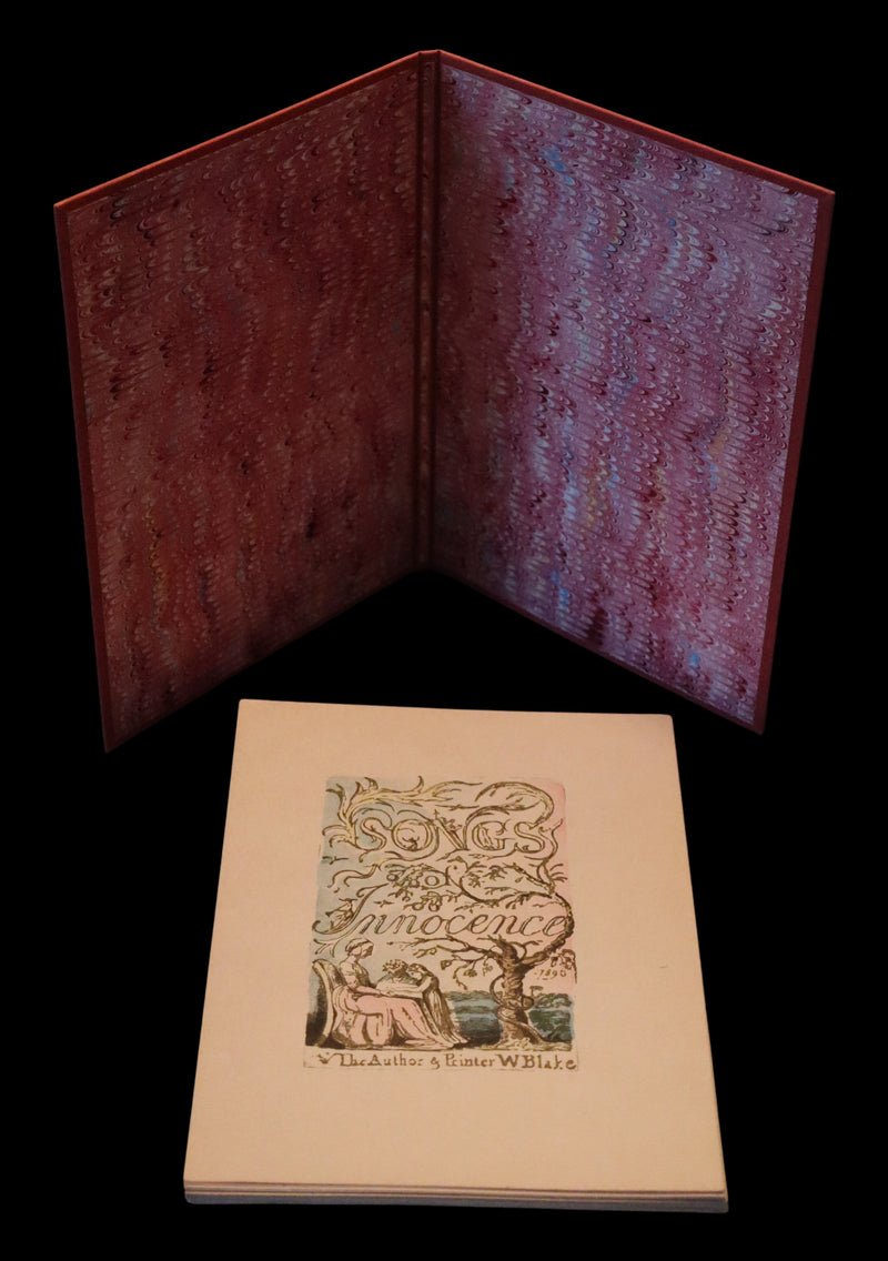 1926 Rare Portfolio - Songs of Innocence written & illustrated by William BLAKE.