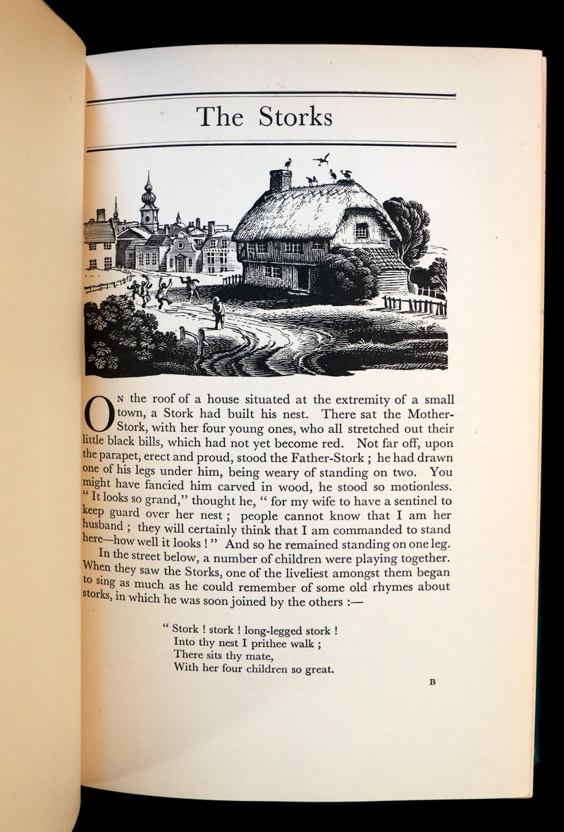 1935 First Rex Whistler Illustrated Edition - Hans Andersen Fairy Tales and Legends.