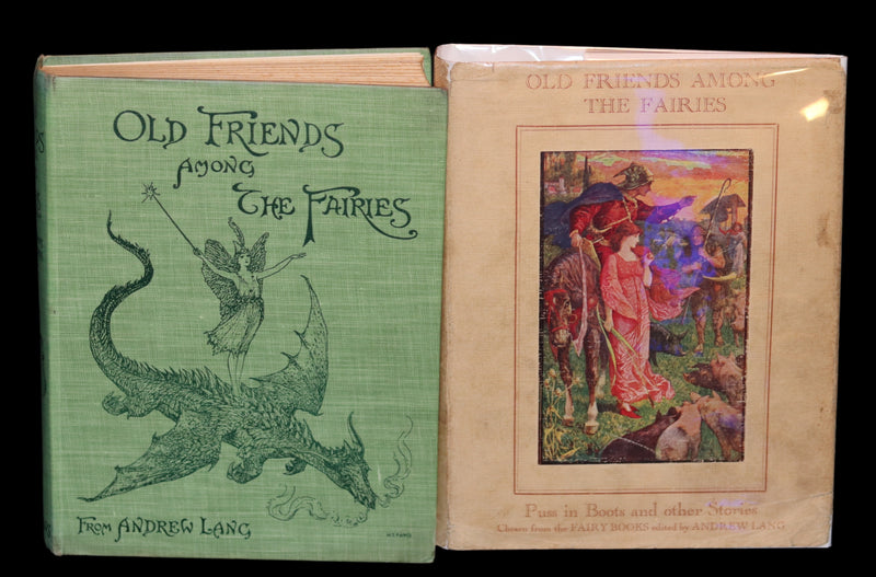 1926 Rare First Edition - OLD FRIENDS AMONG THE FAIRIES by Andrew Lang. Illustrated.