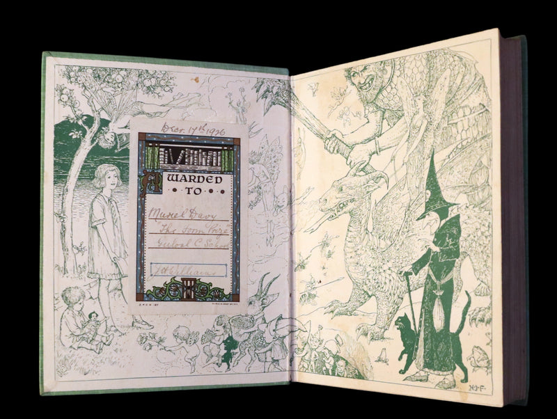 1926 Rare First Edition - OLD FRIENDS AMONG THE FAIRIES by Andrew Lang. Illustrated.