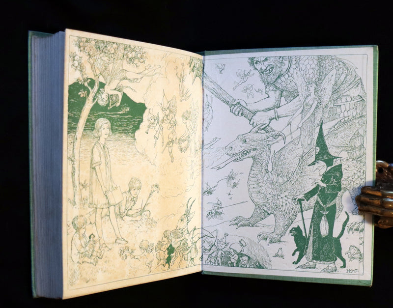 1926 Rare First Edition - OLD FRIENDS AMONG THE FAIRIES by Andrew Lang. Illustrated.