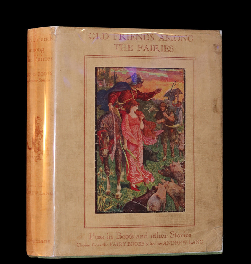 1926 Rare First Edition - OLD FRIENDS AMONG THE FAIRIES by Andrew Lang. Illustrated.