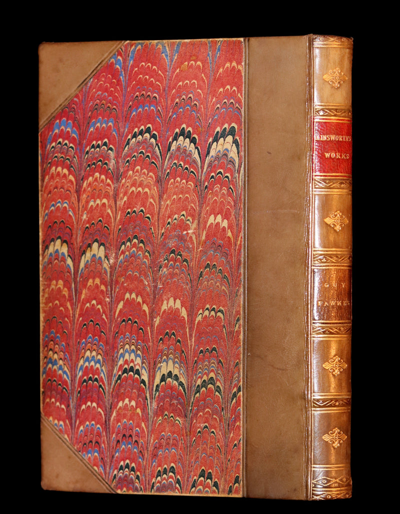 1875 Rare Book - Guy Fawkes, or the Gunpowder Treason by William Harrison Ainsworth.