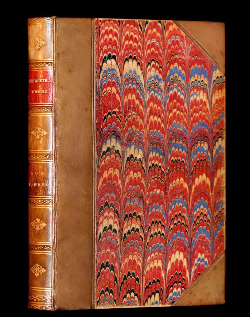 1875 Rare Book - Guy Fawkes, or the Gunpowder Treason by William Harrison Ainsworth.