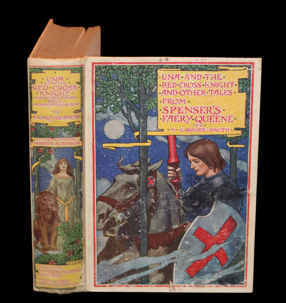 1934 Rare Book ~ Una and the Red Cross Knight from Spenser's Faery Queene.