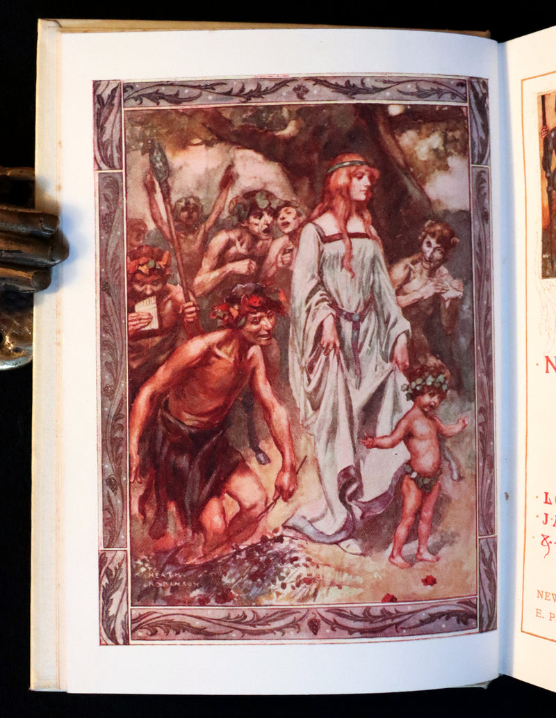 1934 Rare Book ~ Una and the Red Cross Knight from Spenser's Faery Queene.