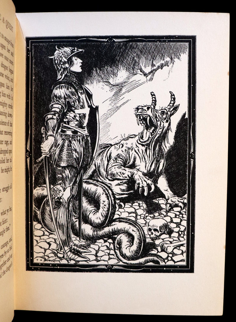 1934 Rare Book ~ Una and the Red Cross Knight from Spenser's Faery Queene.