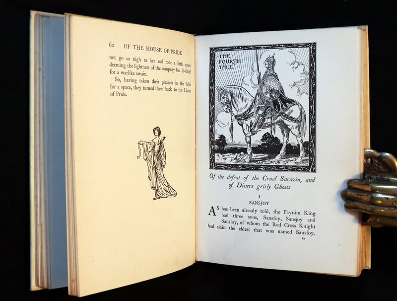 1934 Rare Book ~ Una and the Red Cross Knight from Spenser's Faery Queene.