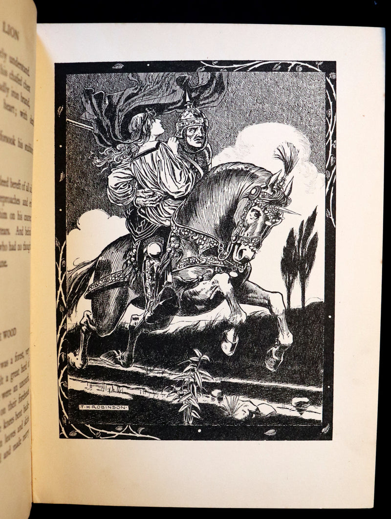 1934 Rare Book ~ Una and the Red Cross Knight from Spenser's Faery Queene.