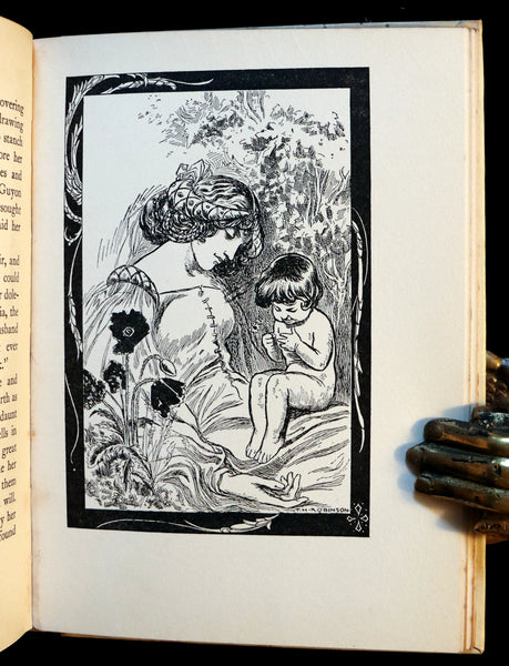 1934 Rare Book ~ Una and the Red Cross Knight from Spenser's Faery Queene.