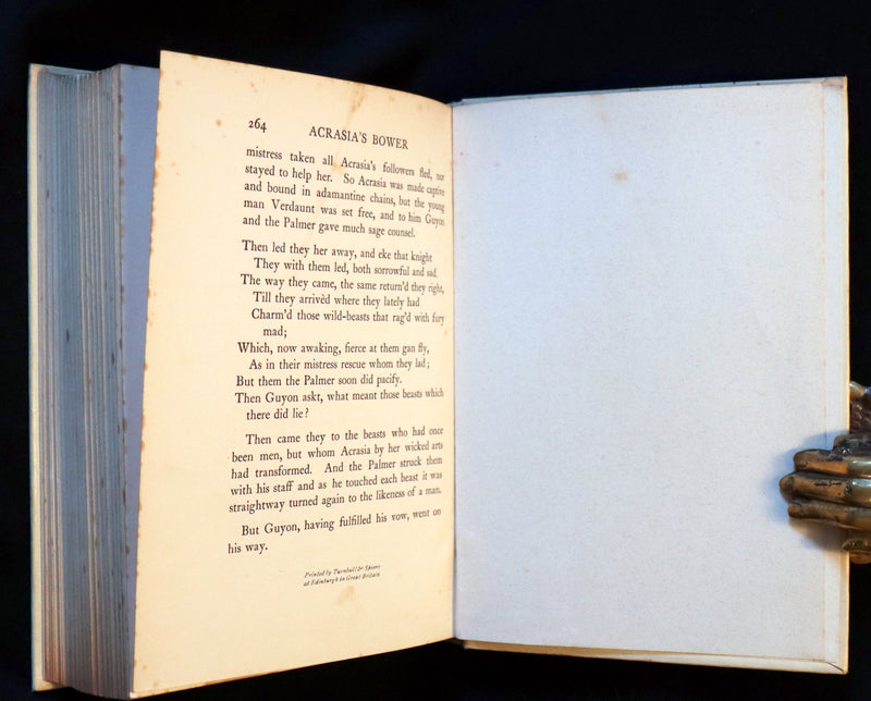 1934 Rare Book ~ Una and the Red Cross Knight from Spenser's Faery Queene.