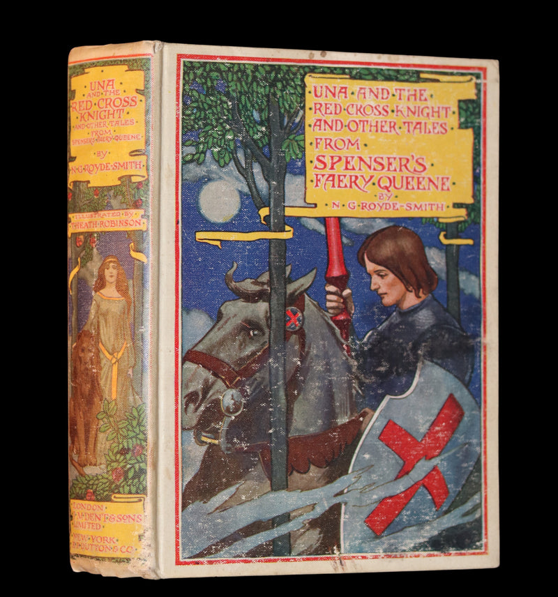 1934 Rare Book ~ Una and the Red Cross Knight from Spenser's Faery Queene.