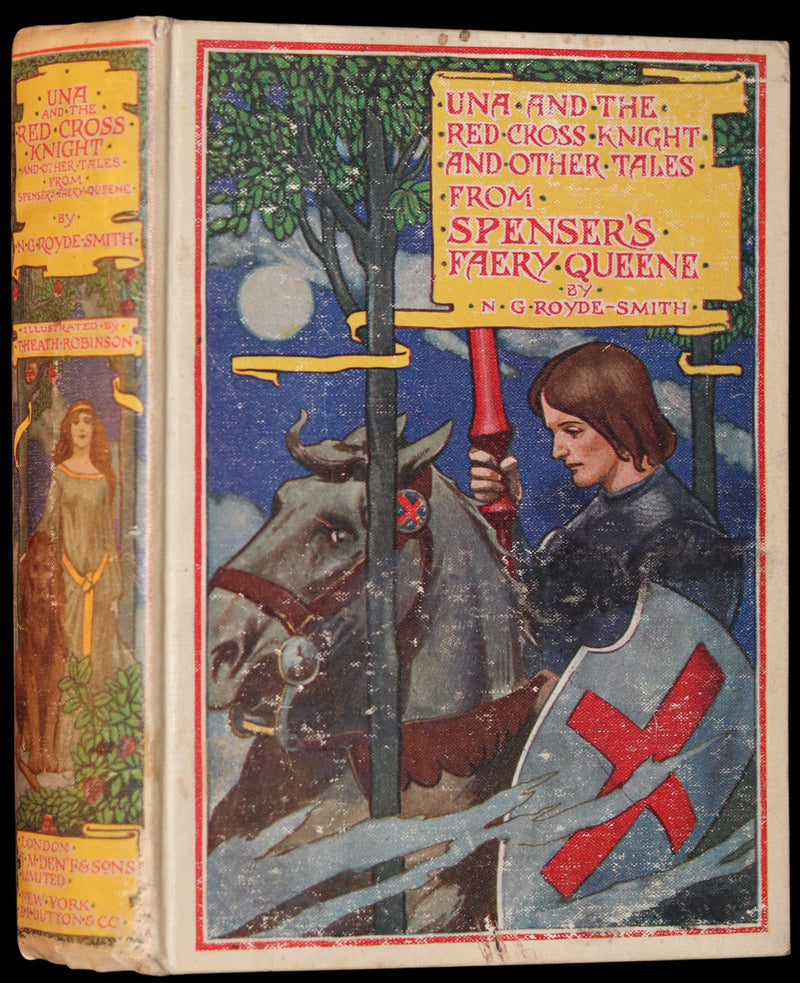 1934 Rare Book ~ Una and the Red Cross Knight from Spenser's Faery Queene.