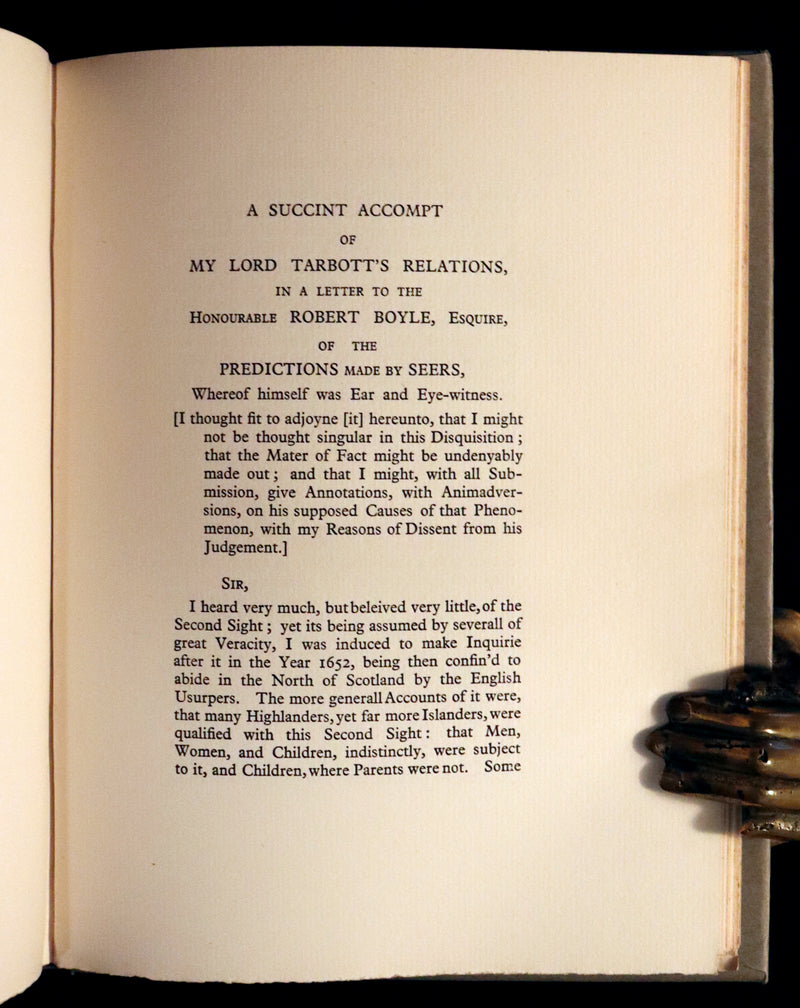 1933 Rare Book - The Secret Commonwealth of Elves, Fauns and Fairies by Robert Kirk.