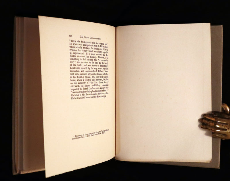 1933 Rare Book - The Secret Commonwealth of Elves, Fauns and Fairies by Robert Kirk.