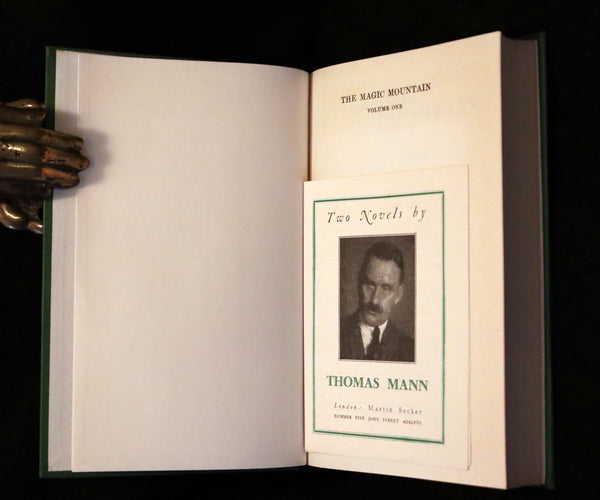 1927 Scarce First English Edition - The Magic Mountain (Der Zauberberg) by Thomas Mann.