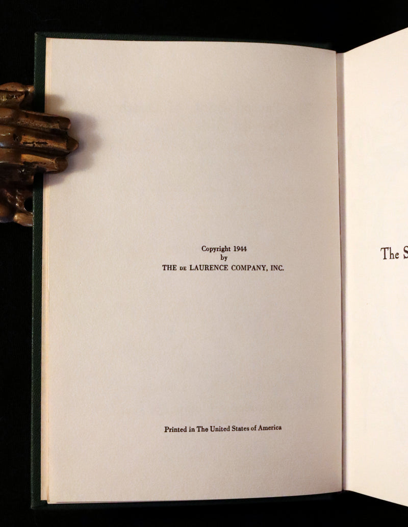 1944 Scarce Book -The Sacred Book of Death, Hindu Spiritism, Reincarnation by de Laurence.