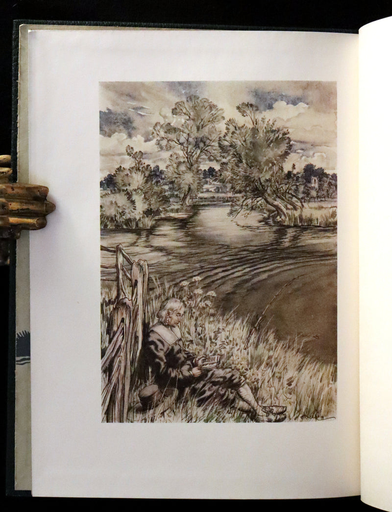 1931 Rare First Edition - THE COMPLEAT ANGLER by Izaak Walton illustrated by Arthur RACKHAM.