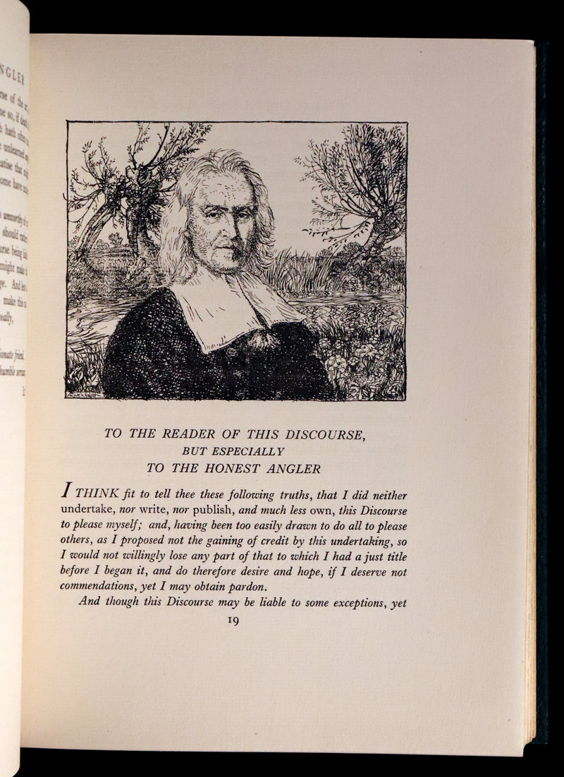 1931 Rare First Edition - THE COMPLEAT ANGLER by Izaak Walton illustrated by Arthur RACKHAM.