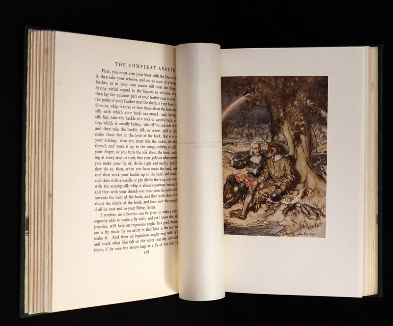 1931 Rare First Edition - THE COMPLEAT ANGLER by Izaak Walton illustrated by Arthur RACKHAM.