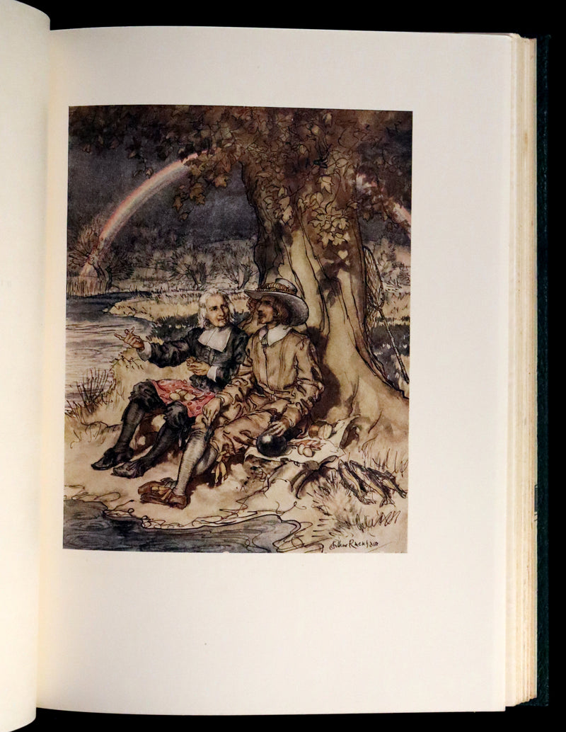 1931 Rare First Edition - THE COMPLEAT ANGLER by Izaak Walton illustrated by Arthur RACKHAM.