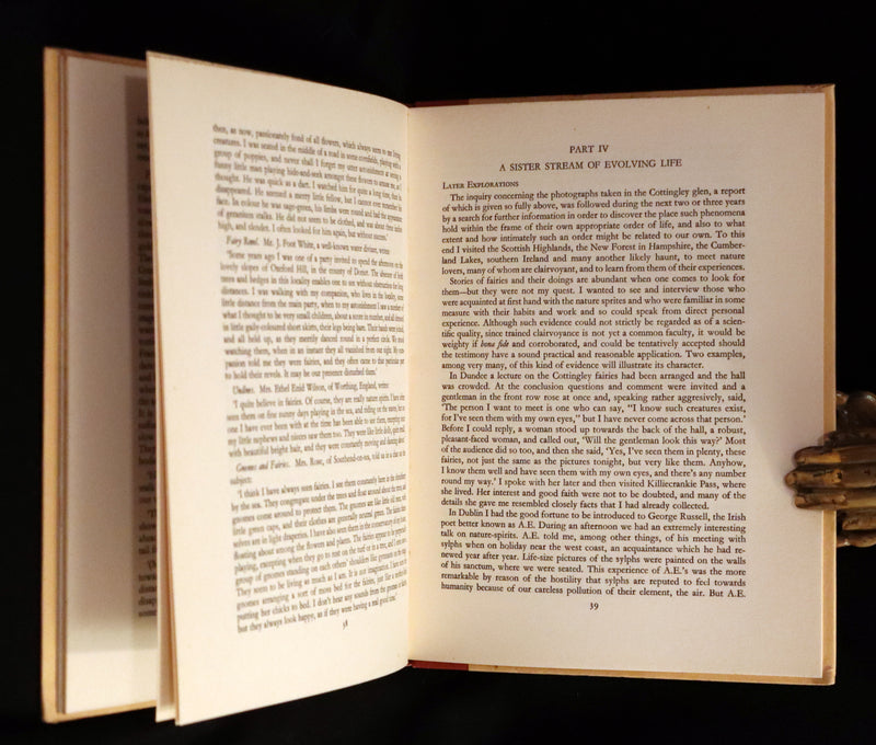 1951 Rare Book - FAIRIES, The Cottingley Photographs And Their Sequel by Edward L. Gardner.