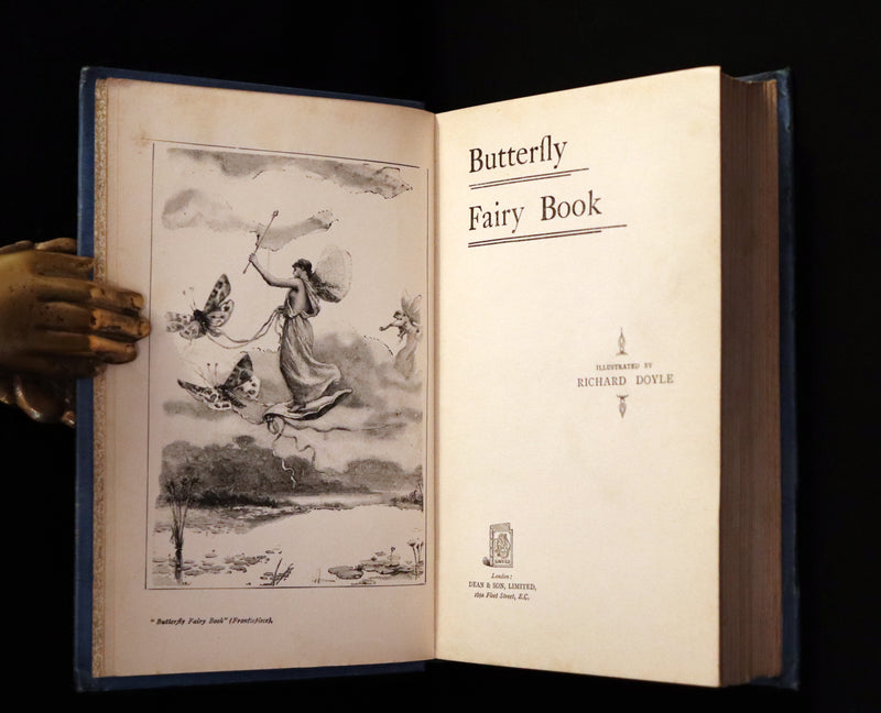1904 Scarce Book - BUTTERFLY FAIRY BOOK illustrated by Richard Doyle. 1stED.