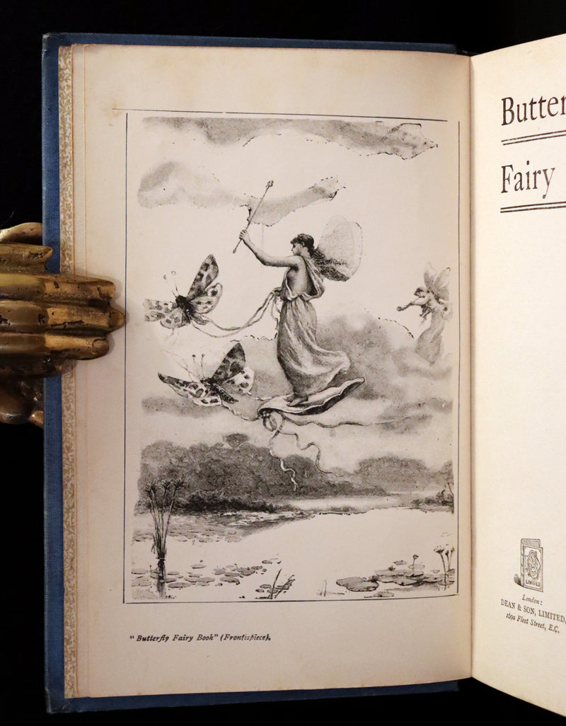 1904 Scarce Book - BUTTERFLY FAIRY BOOK illustrated by Richard Doyle. 1stED.