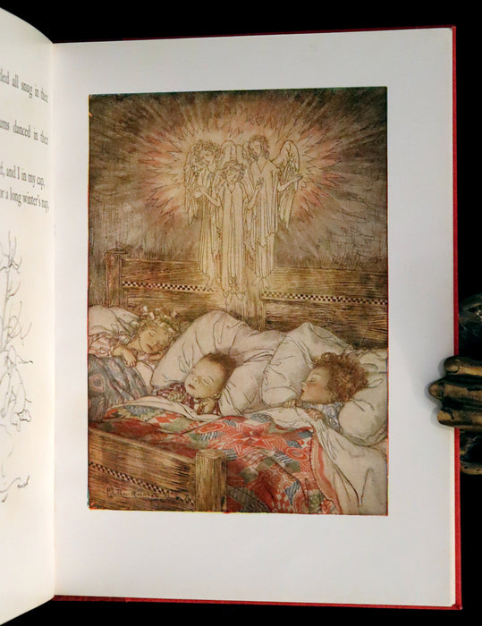 1938 Rare Book Bound by Sangorski - The NIGHT Before CHRISTMAS illustrated by Arthur Rackham.