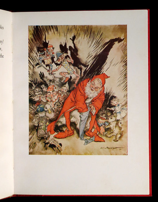 1938 Rare Book Bound by Sangorski - The NIGHT Before CHRISTMAS illustrated by Arthur Rackham.