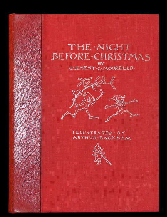 1938 Rare Book Bound by Sangorski - The NIGHT Before CHRISTMAS illustrated by Arthur Rackham.