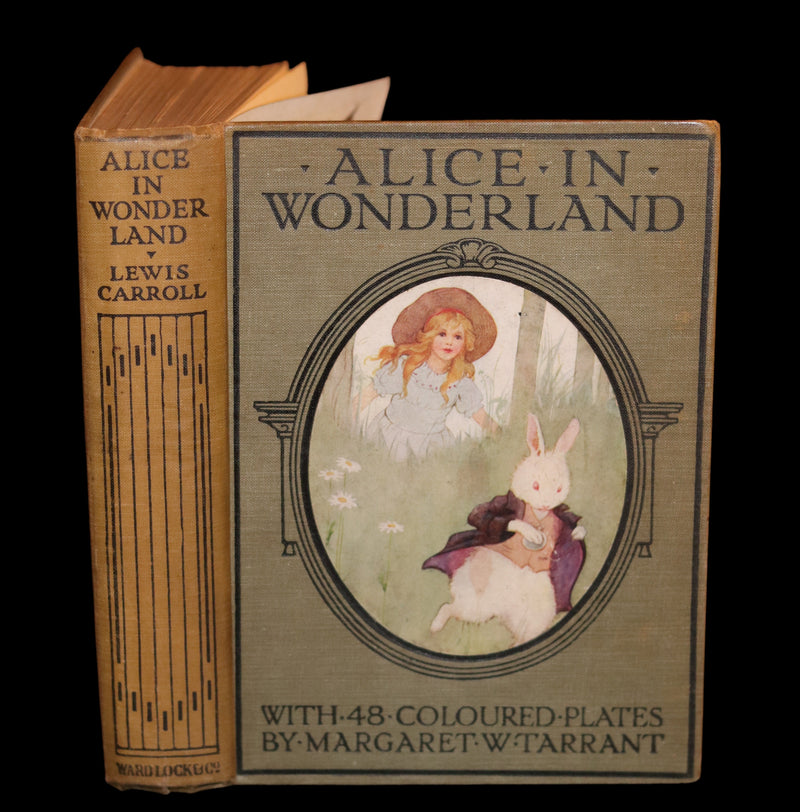 1920 Rare Book - Alice's Adventures in Wonderland illustrated by Margaret W. Tarrant.