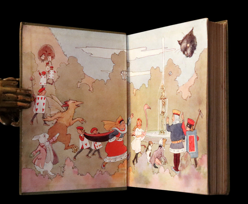 1920 Rare Book - Alice's Adventures in Wonderland illustrated by Margaret W. Tarrant.
