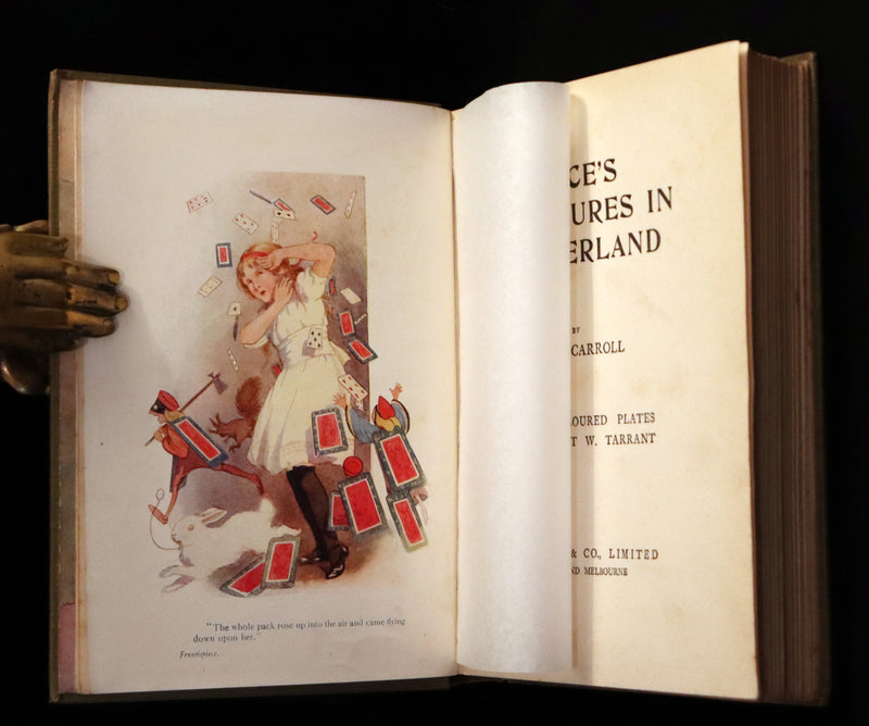 1920 Rare Book - Alice's Adventures in Wonderland illustrated by Margaret W. Tarrant.