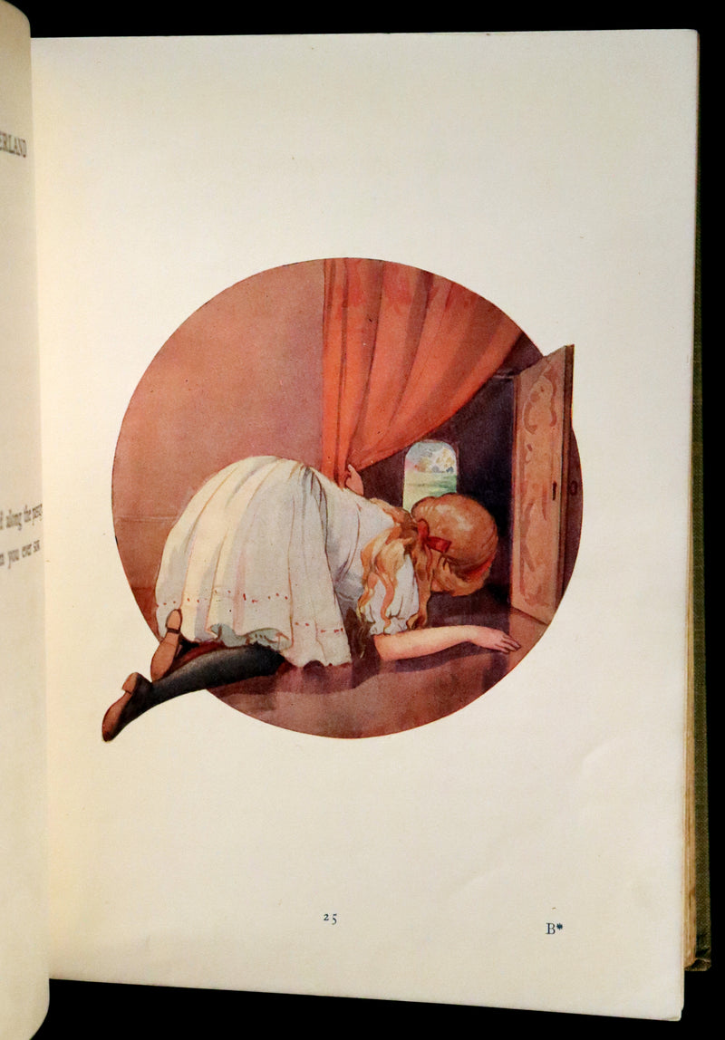 1920 Rare Book - Alice's Adventures in Wonderland illustrated by Margaret W. Tarrant.