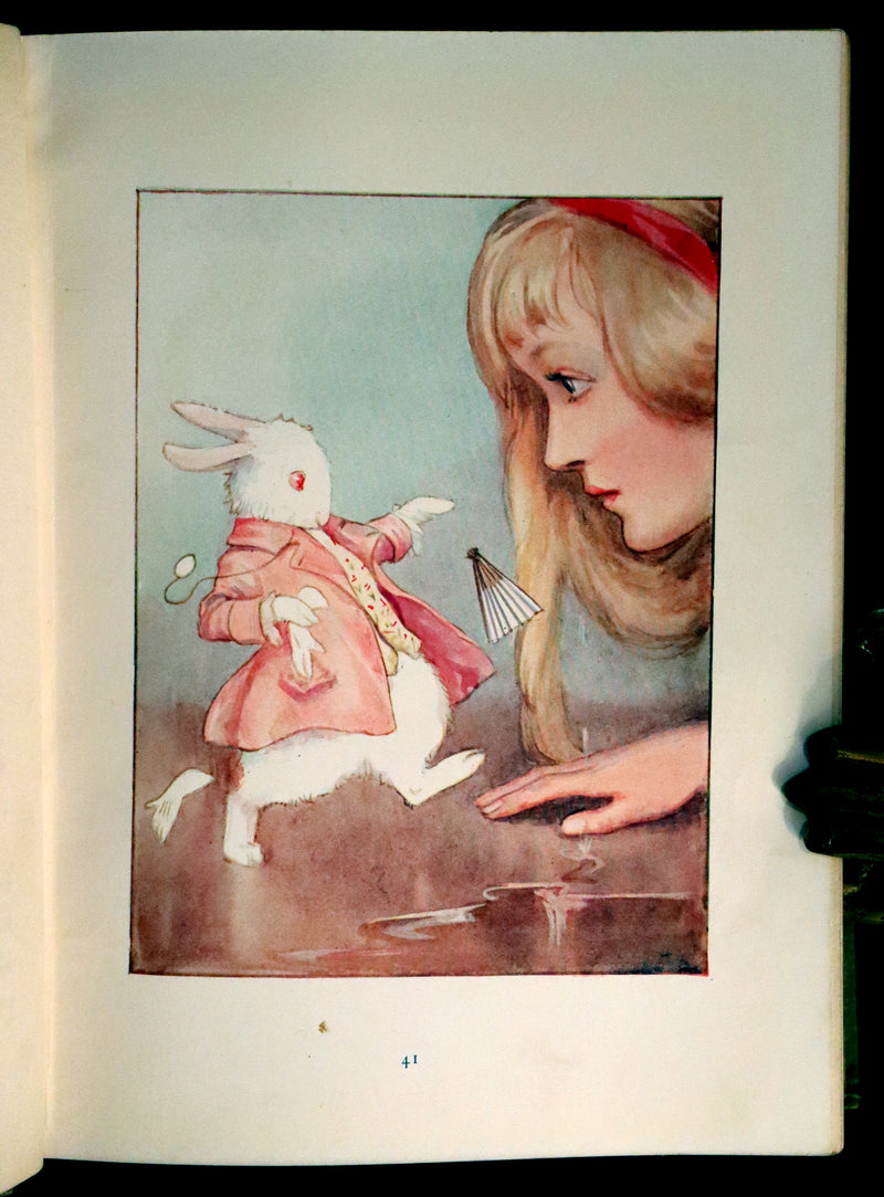 1920 Rare Book - Alice's Adventures in Wonderland illustrated by Margaret W. Tarrant.