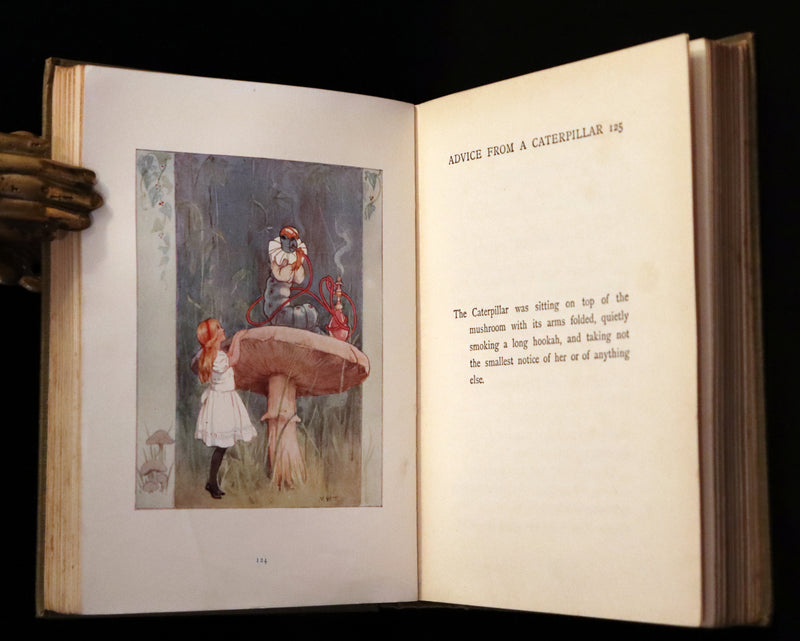 1920 Rare Book - Alice's Adventures in Wonderland illustrated by Margaret W. Tarrant.