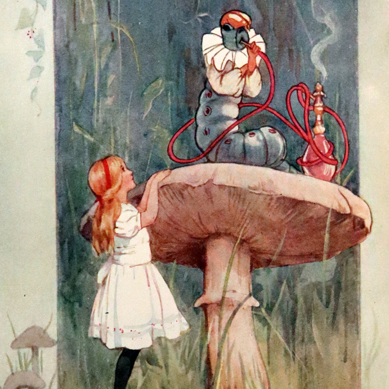 1920 Rare Book - Alice's Adventures in Wonderland illustrated by Margaret W. Tarrant.