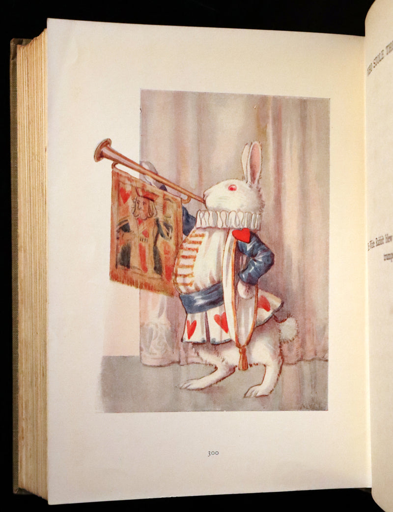 1920 Rare Book - Alice's Adventures in Wonderland illustrated by Margaret W. Tarrant.