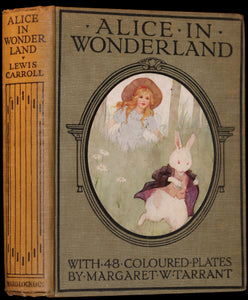 1920 Rare Book - Alice's Adventures in Wonderland illustrated by Margaret W. Tarrant.