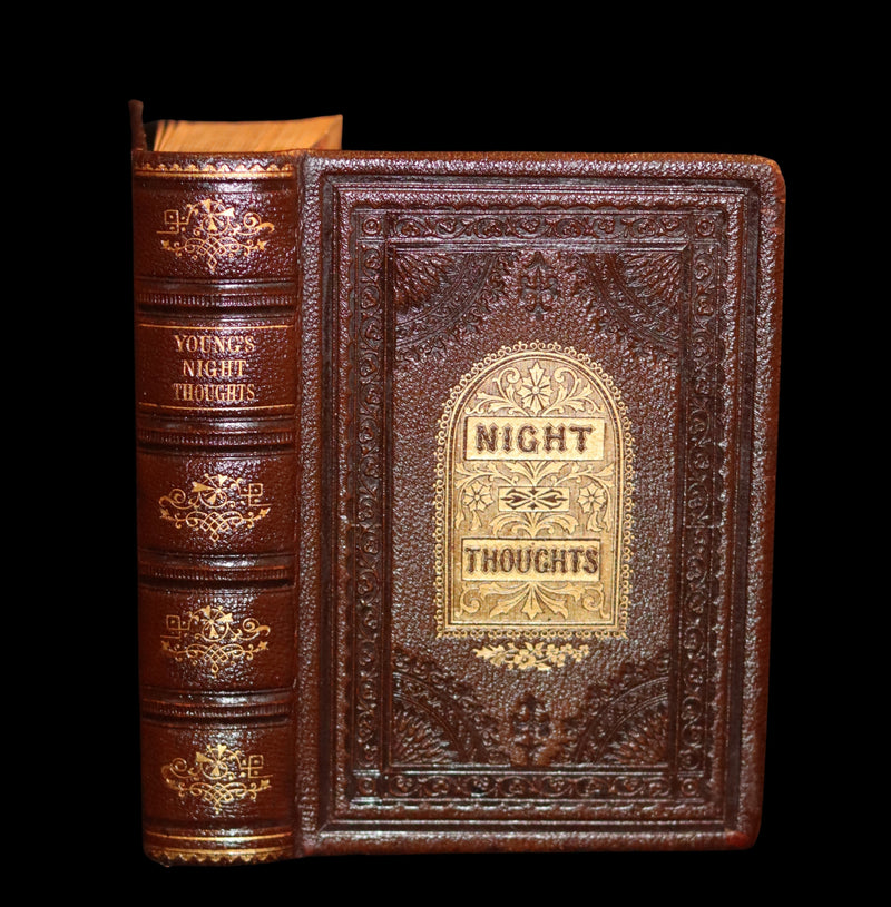 1856 Rare Book ~ The Complaint, or, Night Thoughts by Edward Young. Illustrated.
