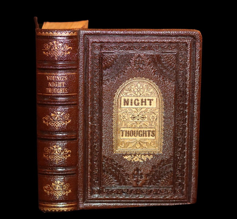 1856 Rare Book ~ The Complaint, or, Night Thoughts by Edward Young. Illustrated.