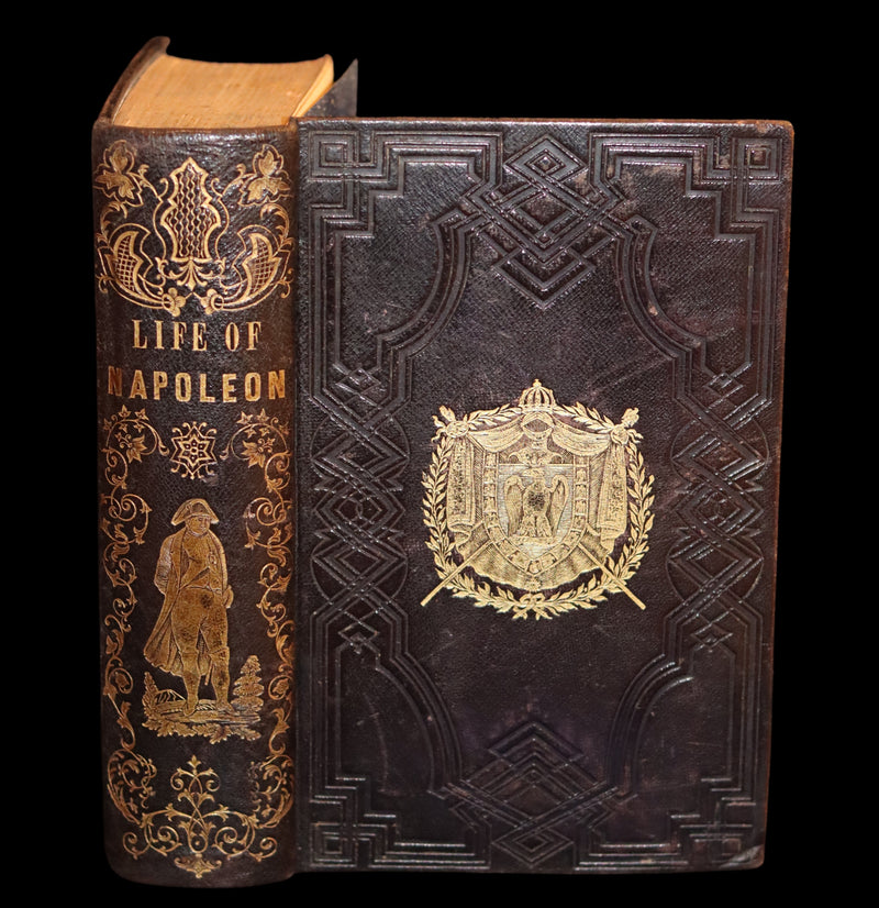 1850 Rare Book ~ History of NAPOLEON by Laurent de l'Ardeche, illustrated by Horace Vernet.