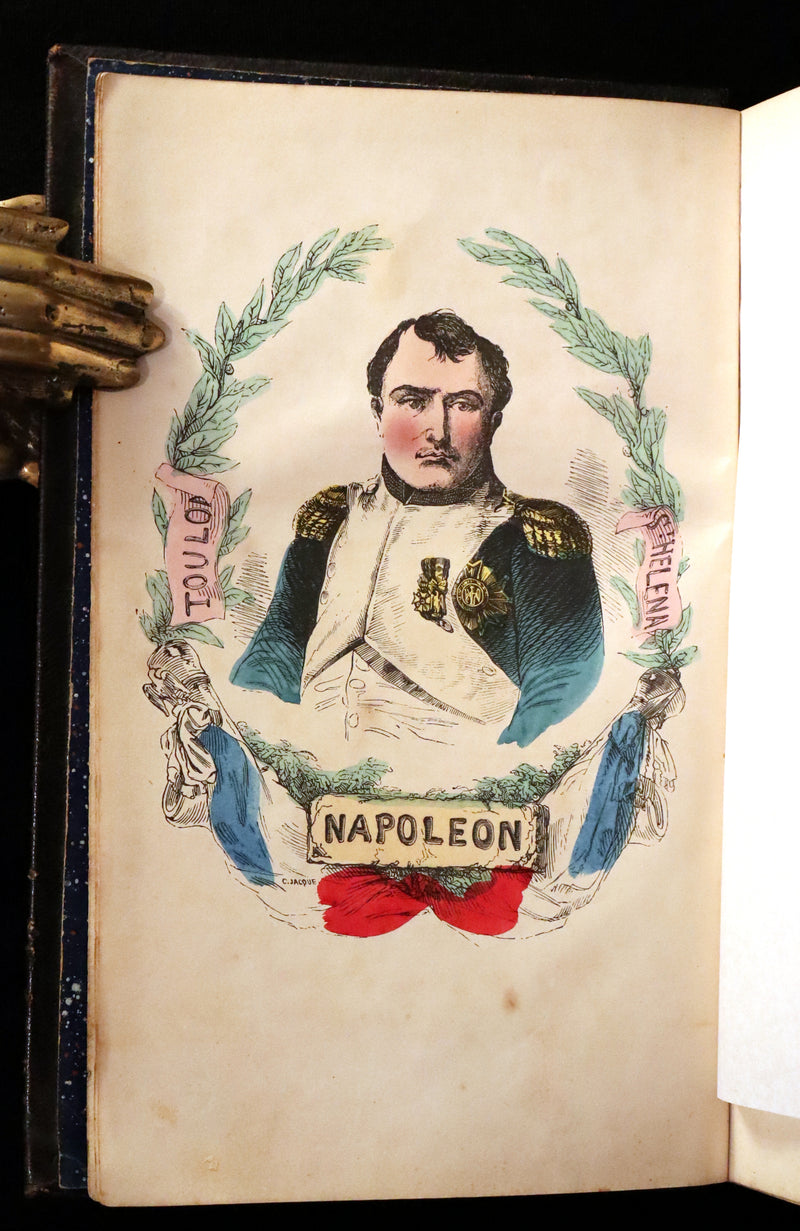 1850 Rare Book ~ History of NAPOLEON by Laurent de l'Ardeche, illustrated by Horace Vernet.