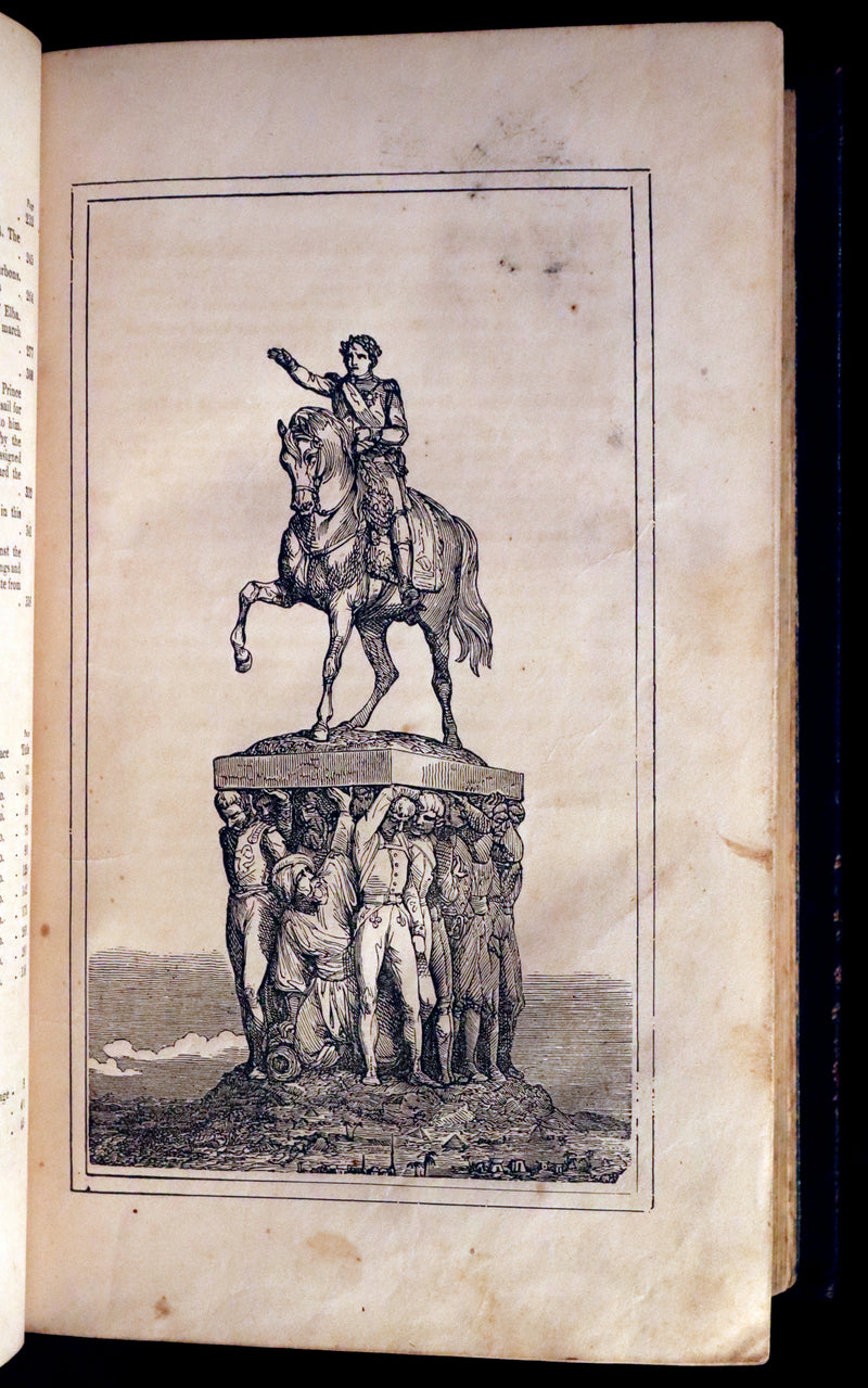 1850 Rare Book ~ History of NAPOLEON by Laurent de l'Ardeche, illustrated by Horace Vernet.