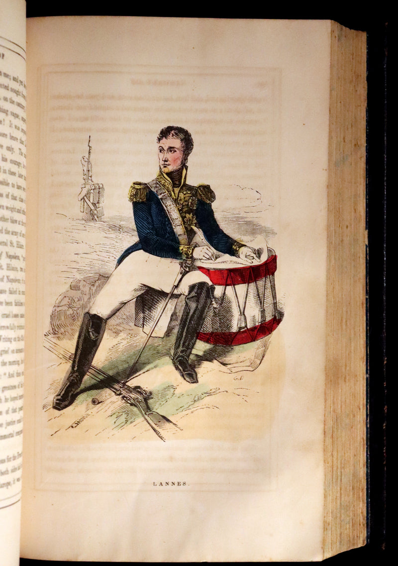 1850 Rare Book ~ History of NAPOLEON by Laurent de l'Ardeche, illustrated by Horace Vernet.