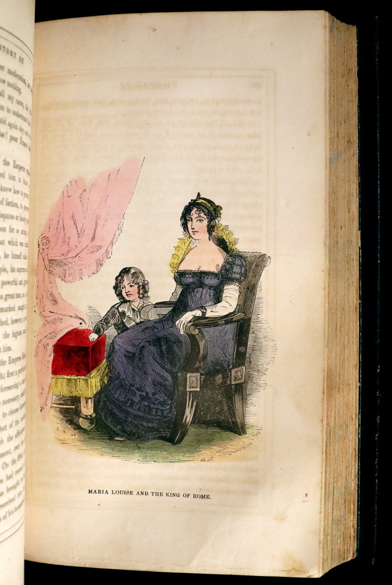 1850 Rare Book ~ History of NAPOLEON by Laurent de l'Ardeche, illustrated by Horace Vernet.