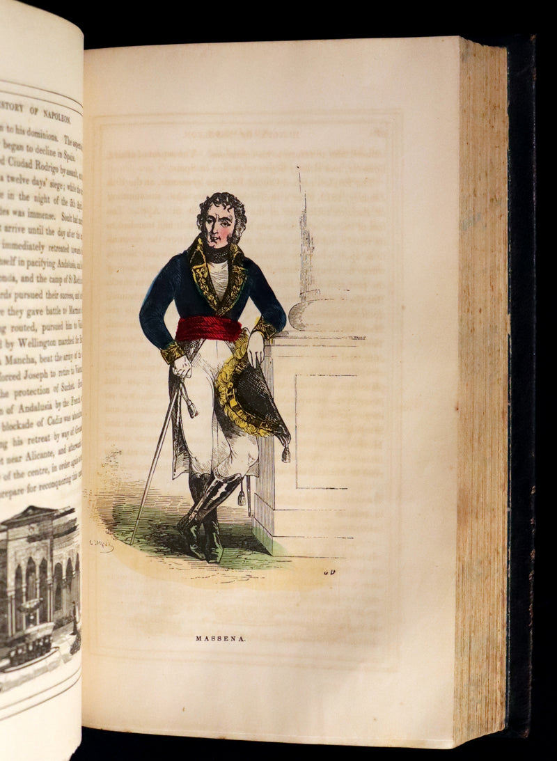1850 Rare Book ~ History of NAPOLEON by Laurent de l'Ardeche, illustrated by Horace Vernet.