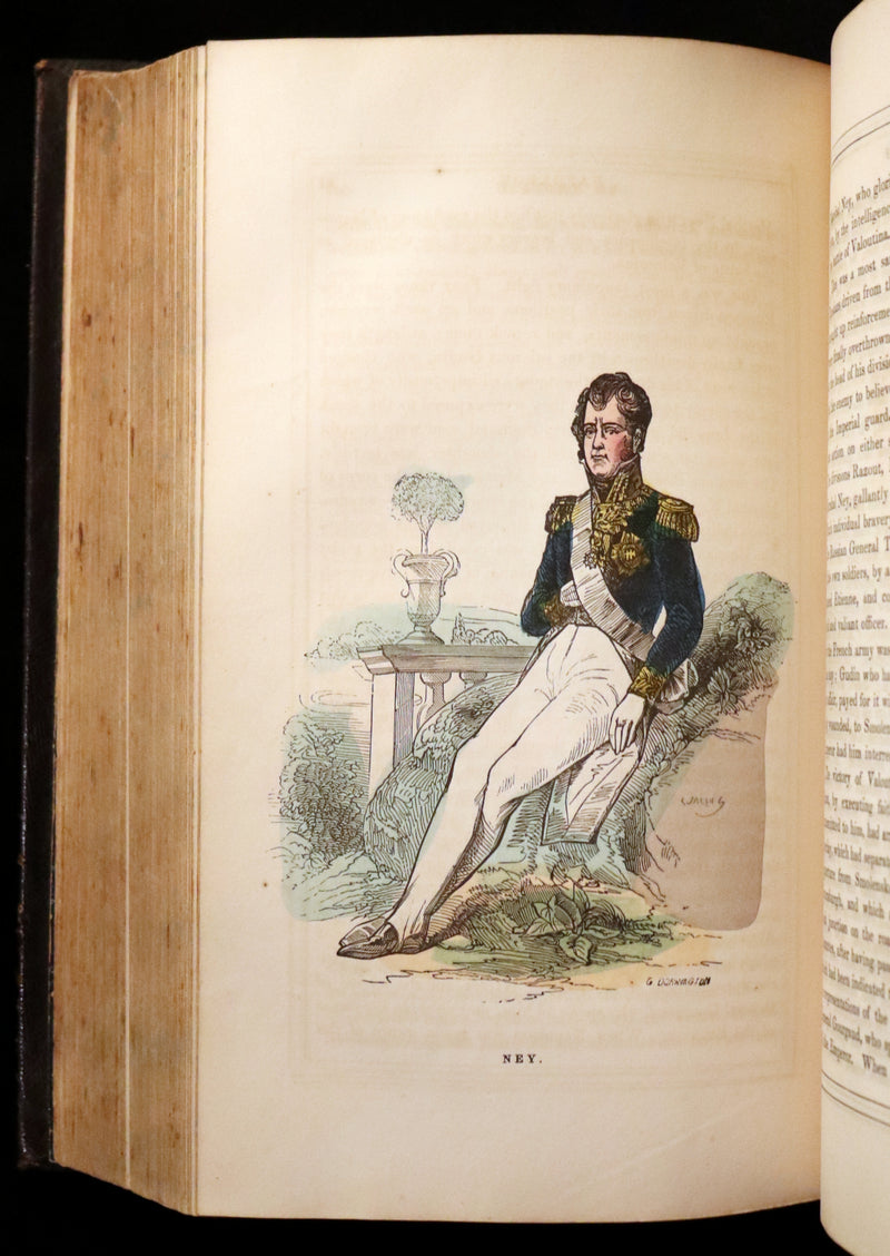 1850 Rare Book ~ History of NAPOLEON by Laurent de l'Ardeche, illustrated by Horace Vernet.
